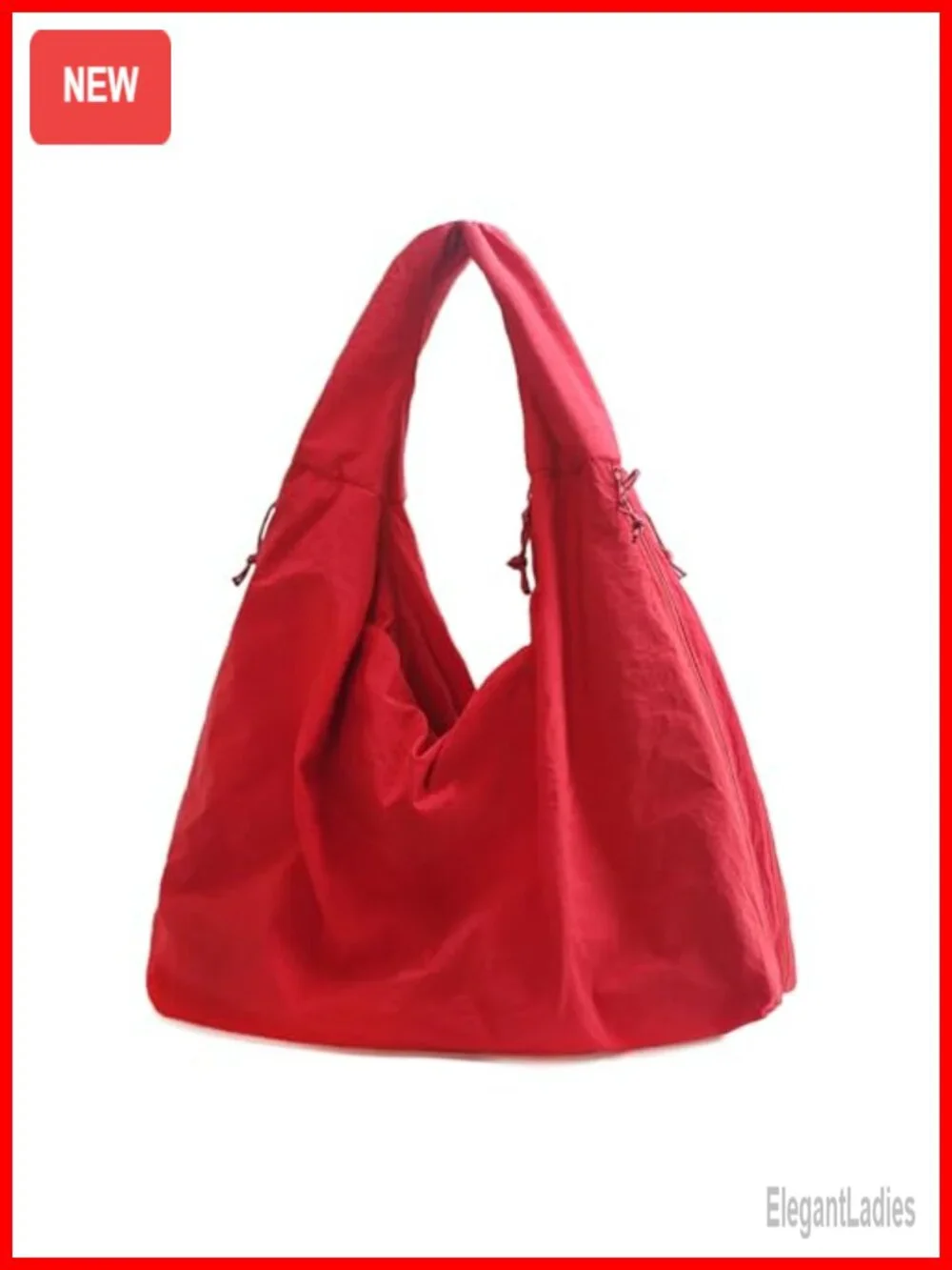 Large Nylon Hobo Bag Women Crescent Shoulder Bag Vintage Tote Casual Shopper